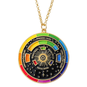 Color Wheel Necklace or Keychain