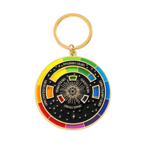 Color Wheel Necklace or Keychain