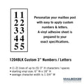 Custom Numbers / Letters - Vertical 3" High