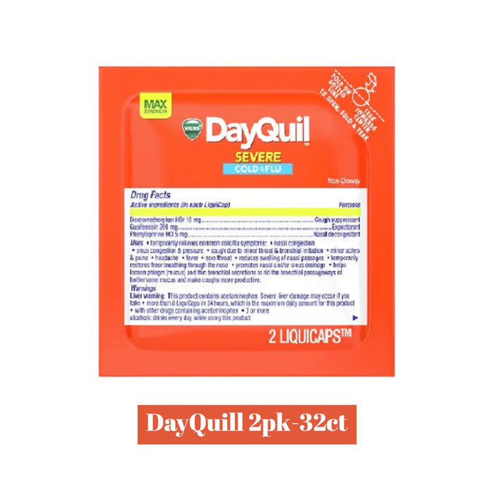 DayQuill Cols & Flu Caplets 2pk- 32ct - Medicine Vicks wholesale supplier A1 main