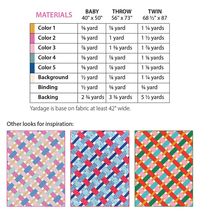 Duck & Weave Quilt Pattern