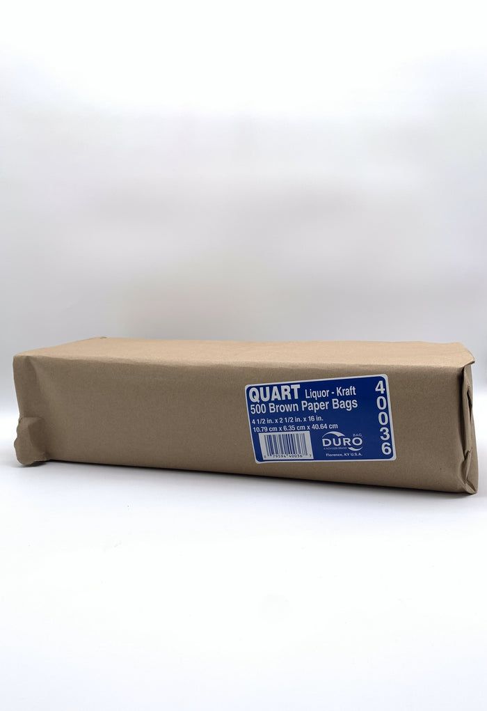 Duro quart liquor kraft 500 paper bags - My Store wholesale supplier A1 main