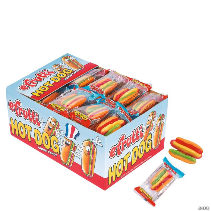 Efrutti® Hot Dog Gummi Candy - 60 Pc. - Novelty Candy OTC wholesale supplier A1 main
