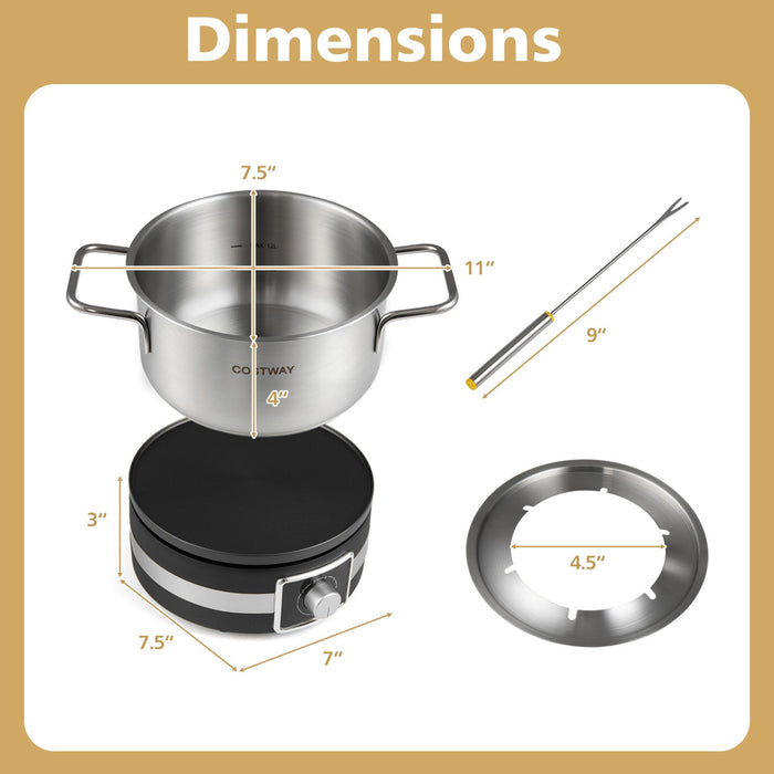 Electric Fondue Pot Set