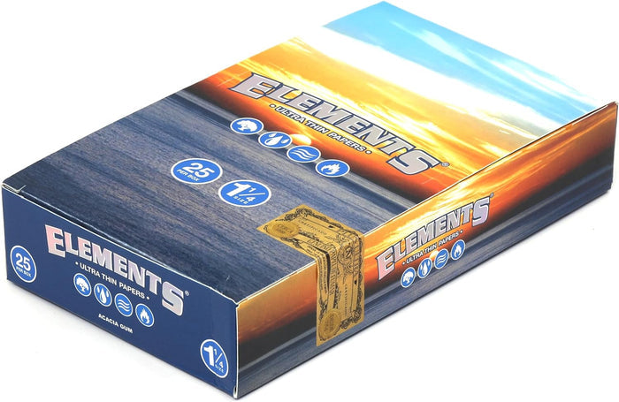ELEMENTS Rice Papers 1-1/ 4 oz 25 Per Box - Rolling Papers ELEMENTS wholesale supplier A1 main