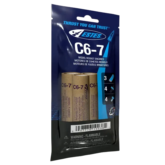 Estes Rockets C6-7 Engines 010038