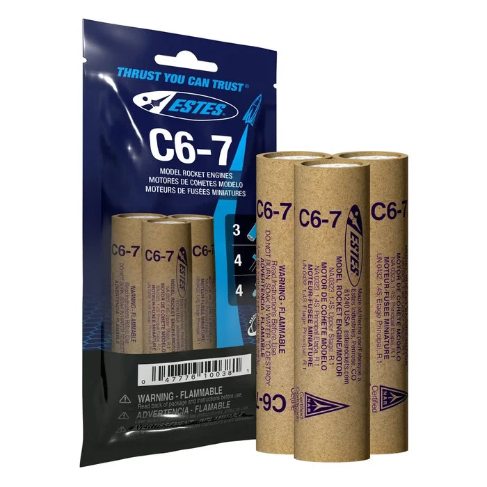 Estes Rockets C6-7 Engines 010038