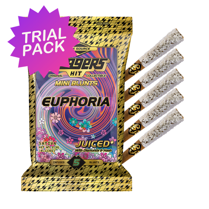 TRIAL PACK - Euphoria Sativa Mini Blunt 5-Pack