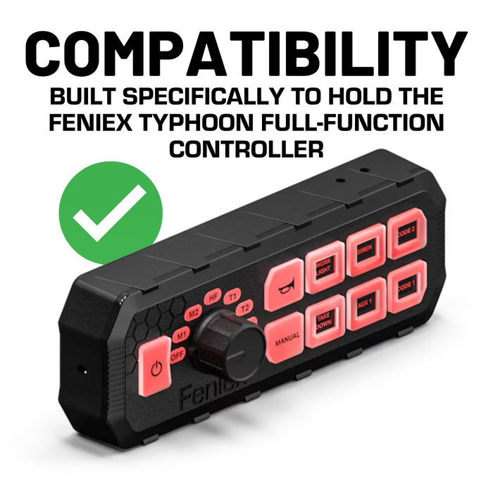 Feniex Typhoon Full-Function Controller Mount with 20mm Ball