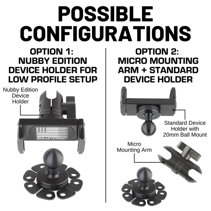 Flex Mount with VHB Adhesive Base - 20mm Ball Mount