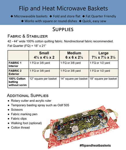 Flip and Heat Microwave Baskets