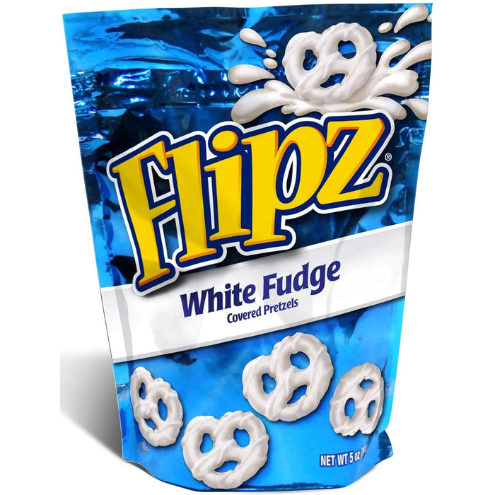 Flipz Pretzels, White Fudge, 5 oz, Pack of 6 - Snacks & Bars FLIPZ wholesale supplier A1 main