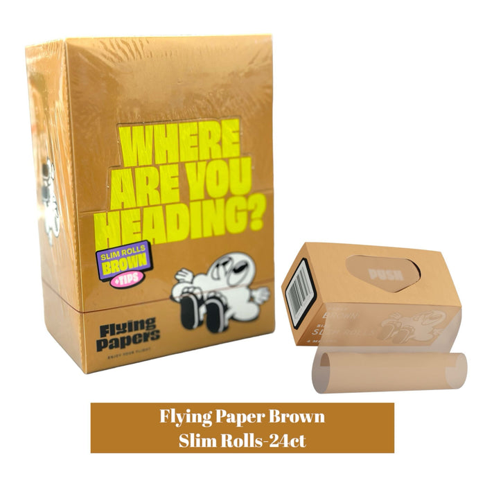 Flying Paper Slim Rolls- 24ct - Rolling Papers Flying Papers wholesale supplier A1 main