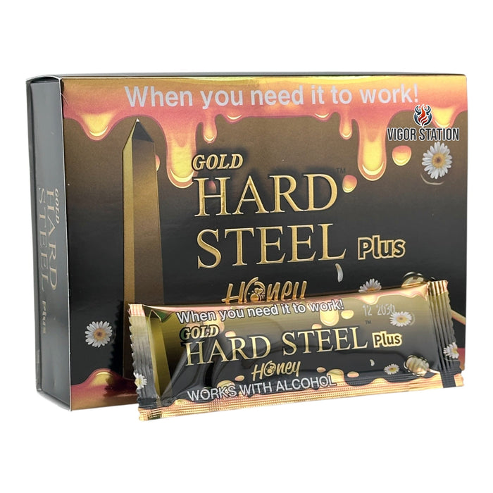Gold Hard Steel Plus Honey – 12 Pack - Honey Packs Hard Steel wholesale supplier A1 main