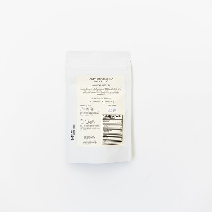 Golda Organic Green Tea 10 Bags | Tortoise General Store