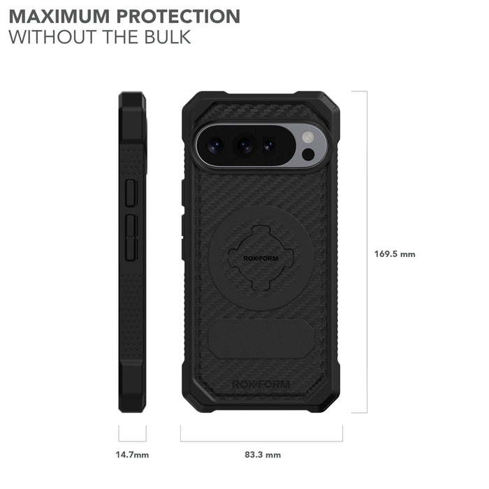 Google Pixel 10 Pro XL Rugged Case Black with Maximum Protection without the Bulk