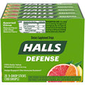 Halls Defense Vitamin C Drops Citrus 9ct Sticks, 20 Per Box | Wholesale Case of 24 - Health/Beauty Halls wholesale supplier A1 main