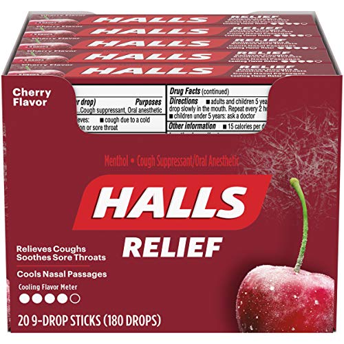 Halls Stick Cherry 20 Per Box - Health/Beauty Halls wholesale supplier A1 main