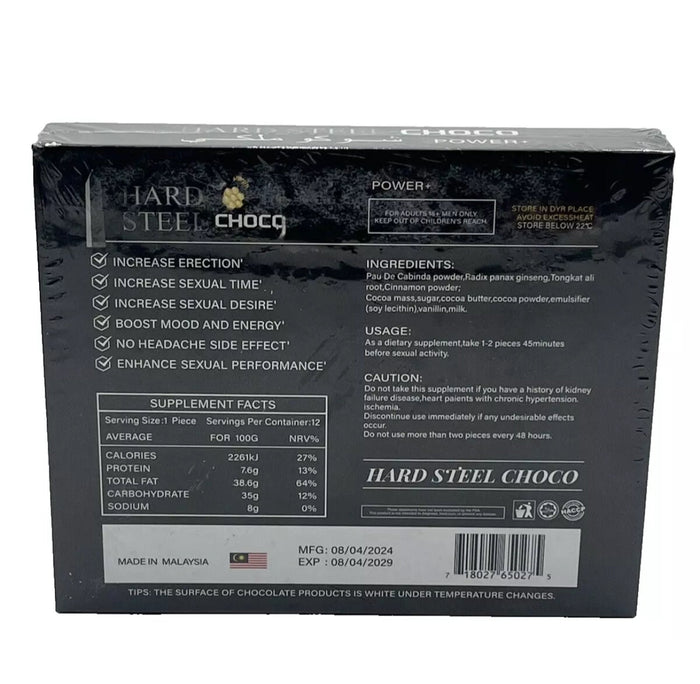 Hard Steel Choco 12 Pack - VITAL HONEY STORE wholesale supplier A1 main