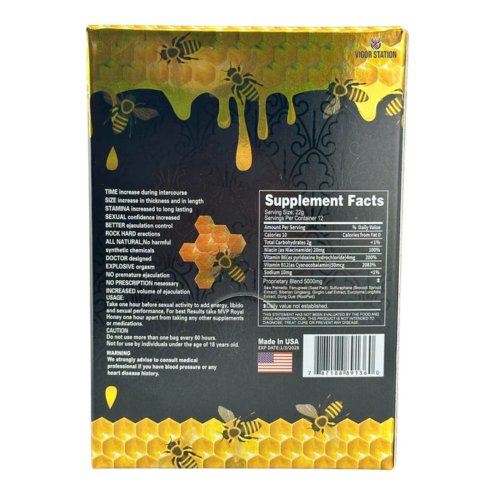 Hard Steel Honey – 12 Pouches - Honey Packs Hard Steel wholesale supplier A1 main