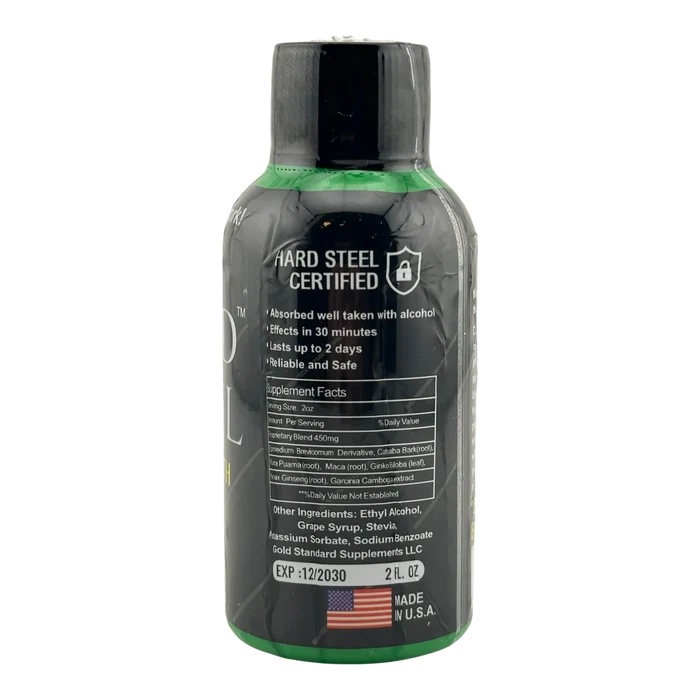 Hard Steel Liquid Shot – 2oz - Liquid Shots Hard Steel wholesale supplier A1 main