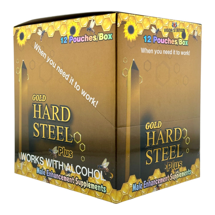 Hard Steel Plus Honey – 12 Pack Tubes - Vitalhoneyus wholesale supplier A1 main