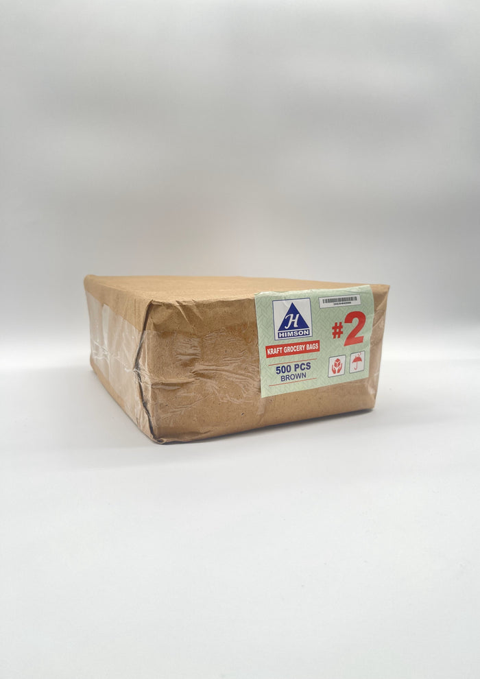 Himson #2 kraft grocery bags 500pcs - Groceries Paper Bags My Store wholesale supplier A1 main