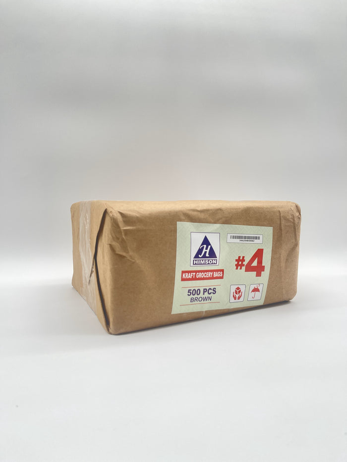 Himson #4 kraft grocery bags 500pcs - My Store wholesale supplier A1 main