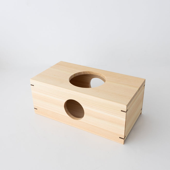 Hinoki Moon Tissue Box Cover - tortoise general store