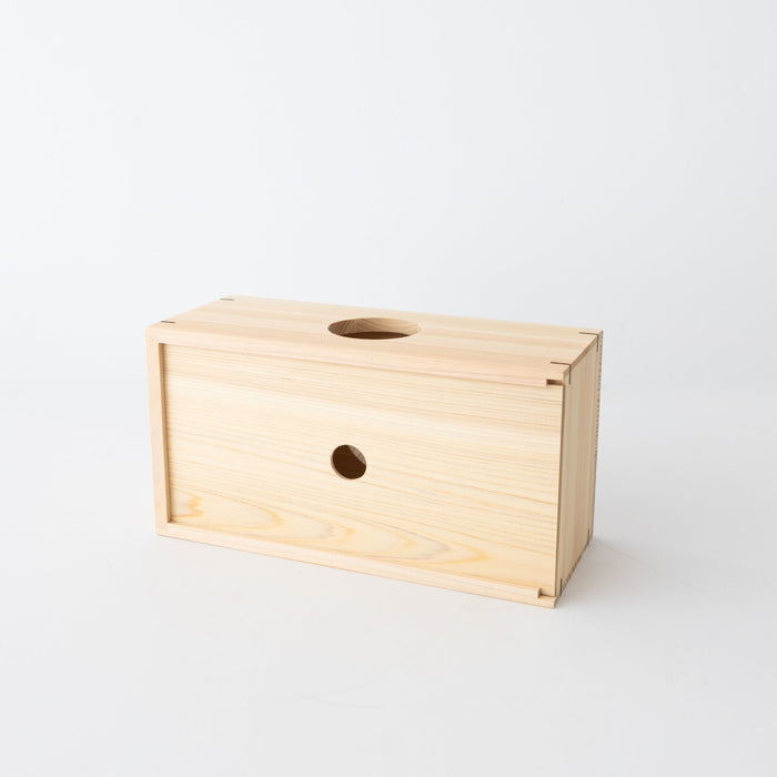 Hinoki Moon Tissue Box Cover - tortoise general store