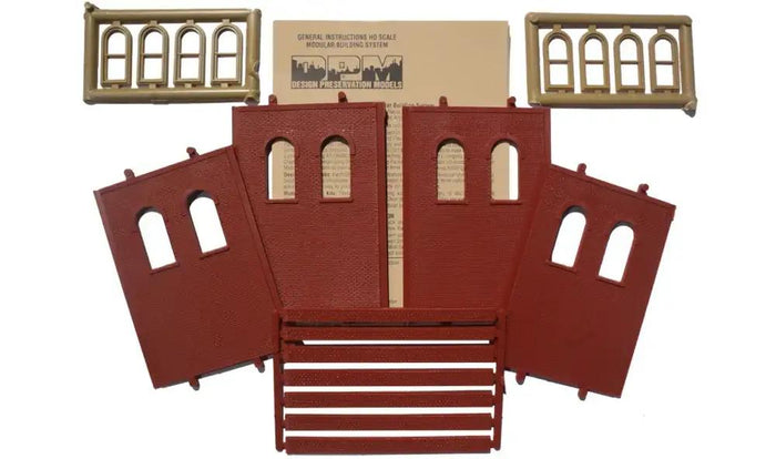 HO DPM Two-Story Arched 2-Window - High 30109