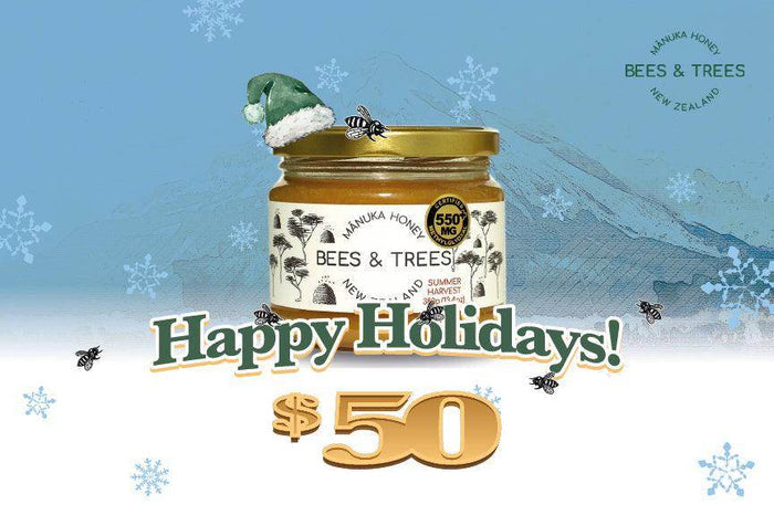 Holiday Digital Gift Card - Bees & Trees Manuka Honey