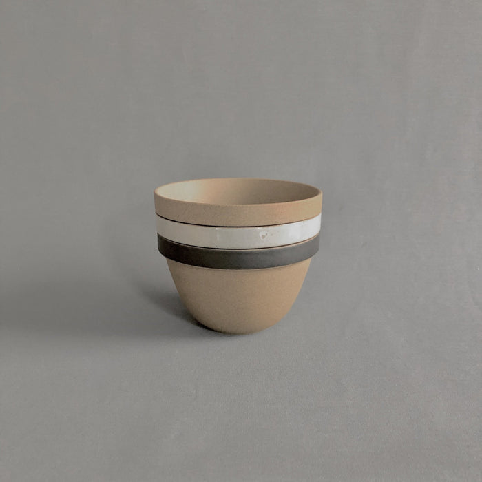 HPM046 Gloss Gray Deep Round Bowl Small - tortoise general store