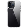 iPhone 15 Crystal & Black/White  TPE Bumper Shockproof Case