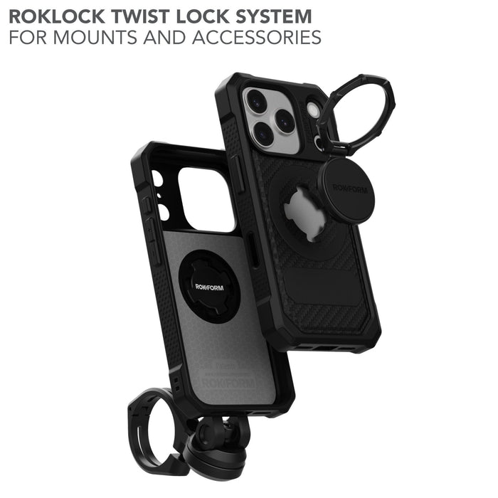 iPhone 17 Pro Rugged Case with Roklock™ Twist lock system for mounts and accessories