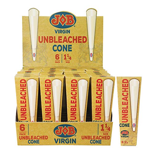 JOB Cone Virgin 1-1/4 6pk 32 Per 6 Pack - Tubes JOB wholesale supplier A1 main