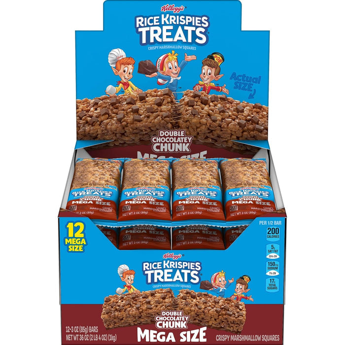 Kellogg’s Rice Krispies Double Chocolate Chunk Mega Size 12-3Oz - City Plus Cash And Carry wholesale supplier A1 main