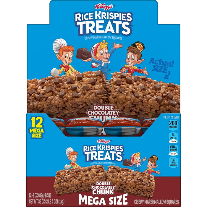 Kellogg’s Rice Krispies Double Chocolate Chunk Mega Size 12-3Oz - City Plus Cash And Carry wholesale supplier A1 main