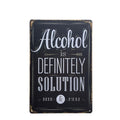 Kitchen Metal Tin Sign  Collection - Multiple Variants