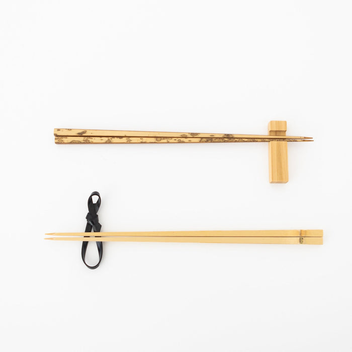 Kosuga Musubi Chopstick Rest in Black - tortoise general store