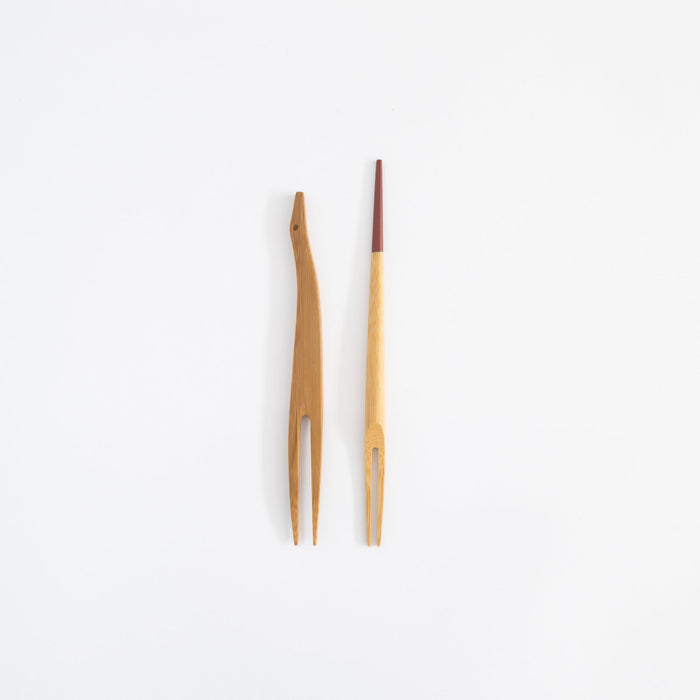 Kosuga Bamboo Dessert Forks (Sets of 5) | Tortoise General Store