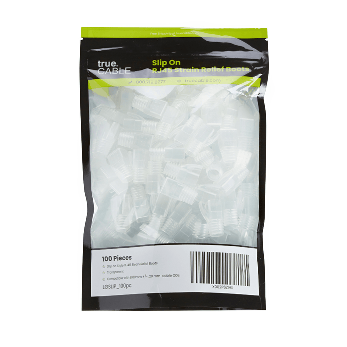 Slip On RJ45 Strain Relief Boot | Large | 100pc | Packaging