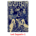 Led Zeppelin Metal Tin Sign Collection - Multiple Variants