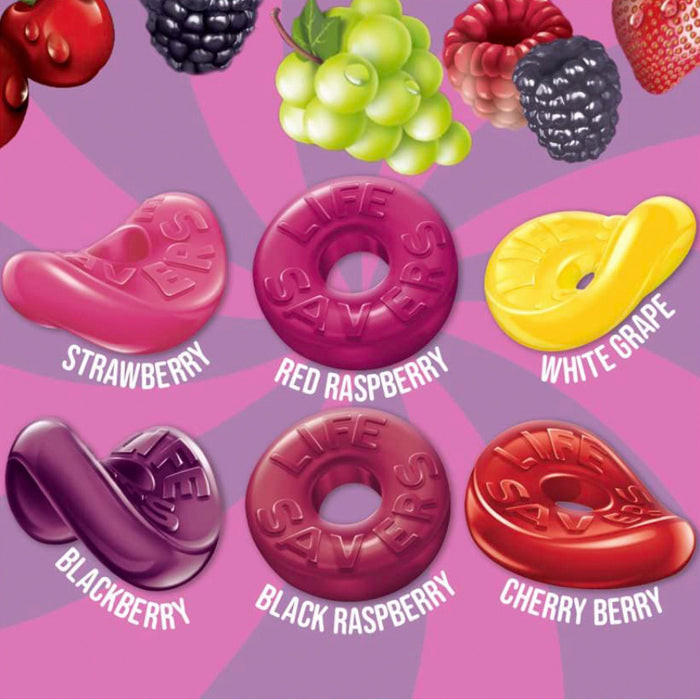 Lifesavers Gummies 7oz Bag - Wild Berries - 12ct Box - Candy Lifesavers wholesale supplier A1 main