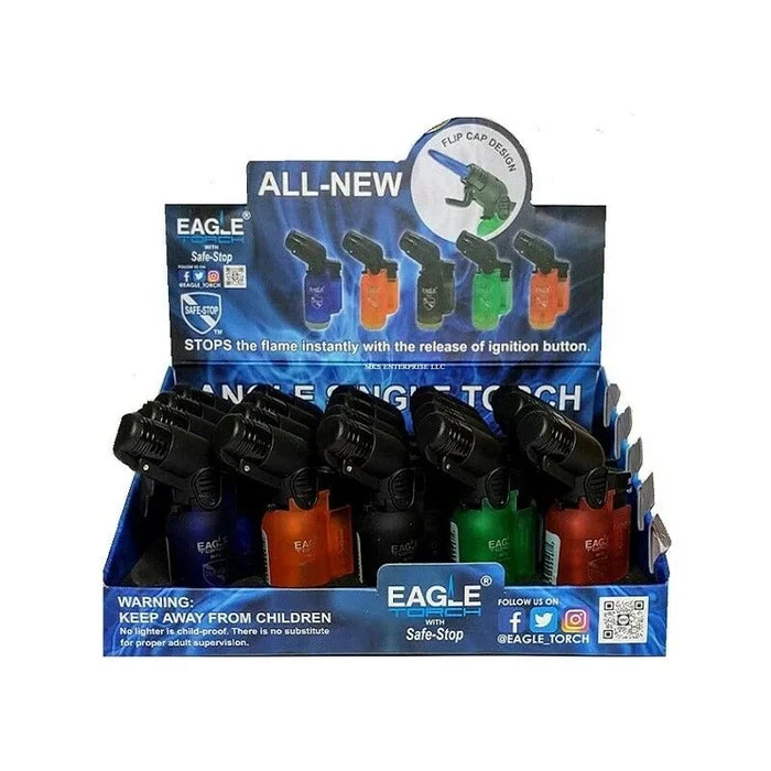 Lighter Torch Eagle W/angle 20 Per Box - Lighters Eagle wholesale supplier A1 main