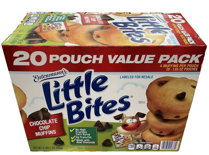 Little Bites Chocolate Chip Muffins 20pck - My Store wholesale supplier A1 main