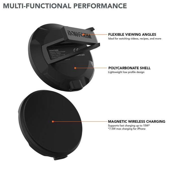 Magnetic Wireless Charging Stand with Multi-Functional Performance
