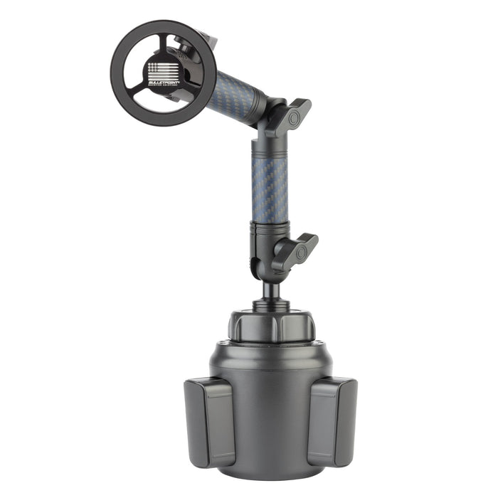 MagSafe Phone Holder with Articulating Mounting Arm + Cup Holder Mount