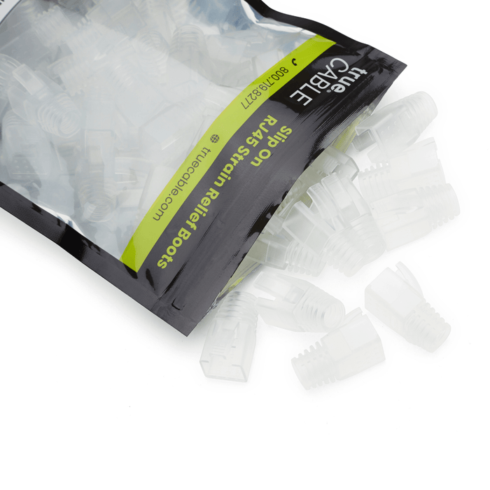 Slip On RJ45 Strain Relief Boot | Medium | 100pc | Open Bag