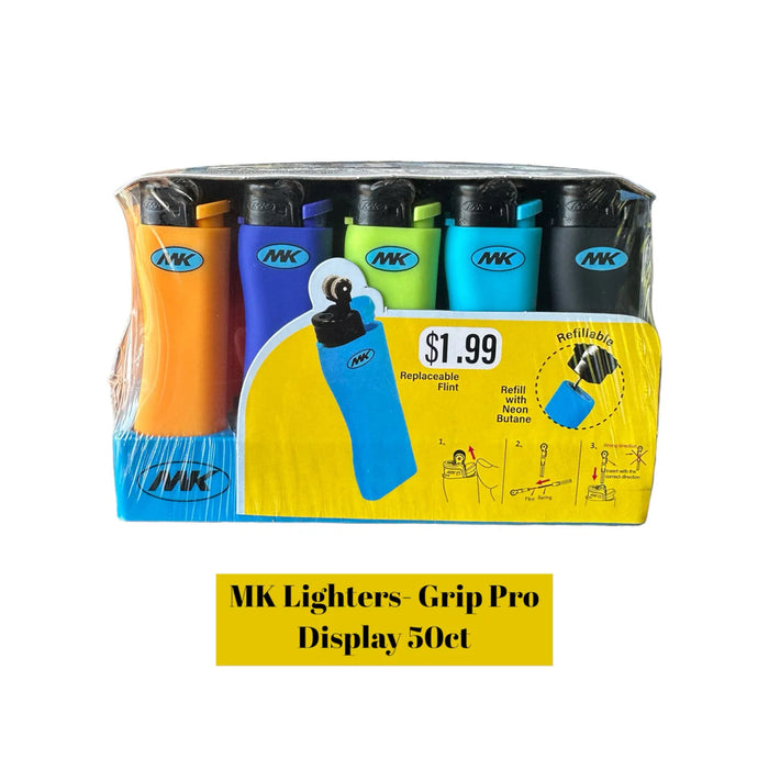 MK Lighter Classic Grip 50ct - A1 WHOLESALE LLC wholesale supplier A1 main